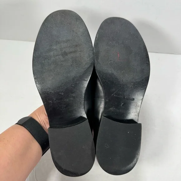 Madewell The Elinor Loafer In Black Leather Women Size 7 - Picture 11 of 11